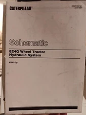 CAT Schematic 824G Wheel Tractor Hydraulic System SENR1337-01