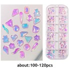 BULK 4oz. Mine Silver Rhinestones Flatback Resin BULK 4oz. Mine Silver Rhinestones Flatback Resin
