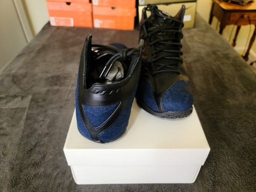 NIKE LEBRON XI EXT DENIM QS 2014 NEGRO/NEGRO DENIM 659509 004 NUEVO DEADSTOCK - Imagen 7 de 20