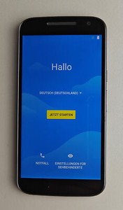 Motorola MOTO G4 (XT1622) Dual Sim + Micro-SD Steckplatz 16GB Schwarz