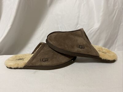 UGG Men's Scuff 5776 Slide Slipper Size 10 Brown Suede EUR 43/UK 9