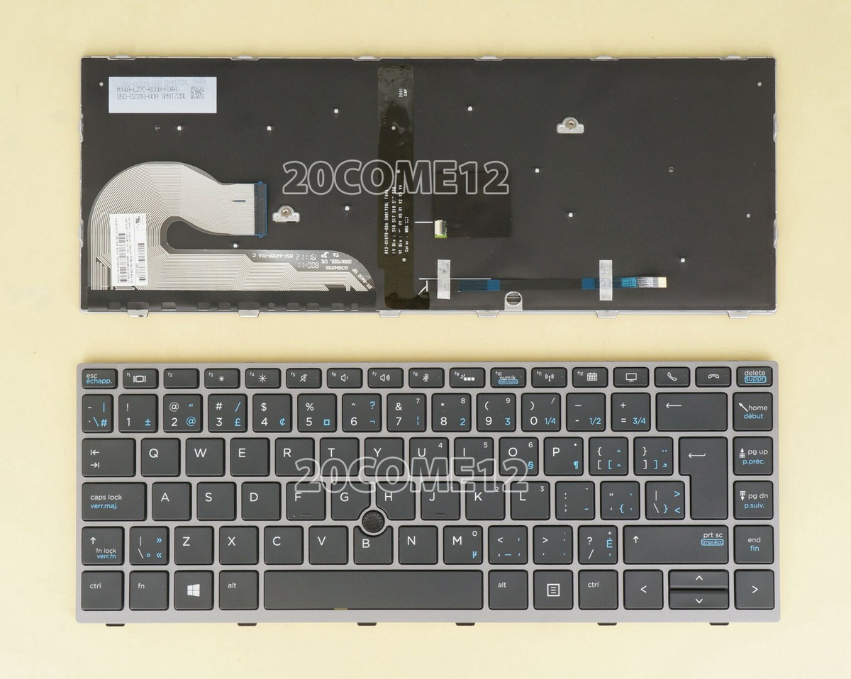 Clavier Azerty Français HP EliteBook 8440p 8440w 594052-051 598042-051