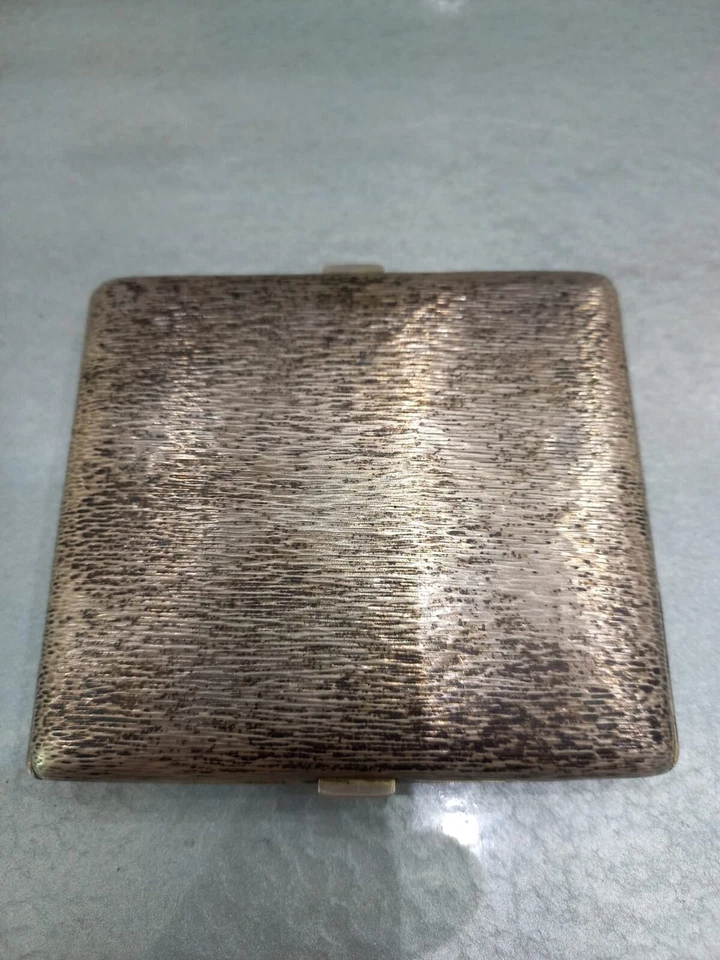 Старый серебряный футляр Cigerette 20 века - Изображение 2 из 4