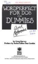 Wordperfect for DOS for Dummies Quick Reference For Dummies Computer Book