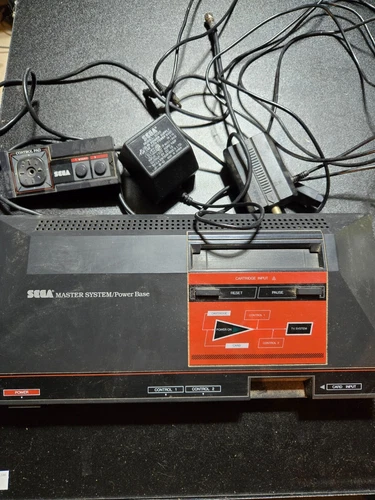 Consola Sega Master System (cables, adaptador, 2 mandos) PROBADA/funcionando