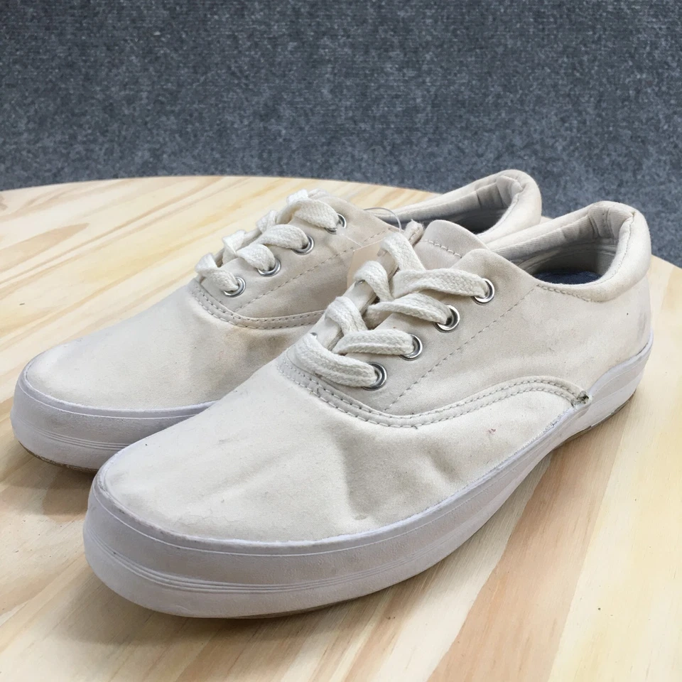 Кроссовки женские Cherokee 6 белые на шнуровке низкие верхние холщовые повседневные удобные туфли - Изображение 3 из 4