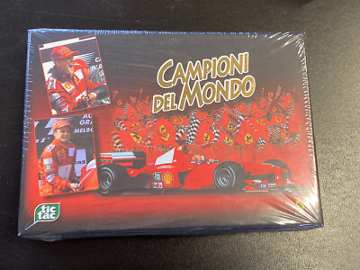 FERRARI TIC TAC CAMPIONI DEL MONDO Karten - Italien Formel 1 Racer Kartenset VER