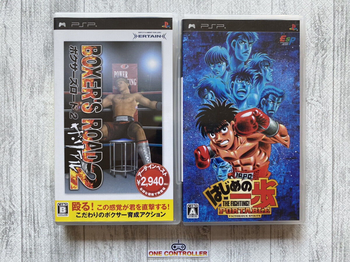 SONY PlayStation Portable PSP Boxers Road 2 & Hajime no Ippo