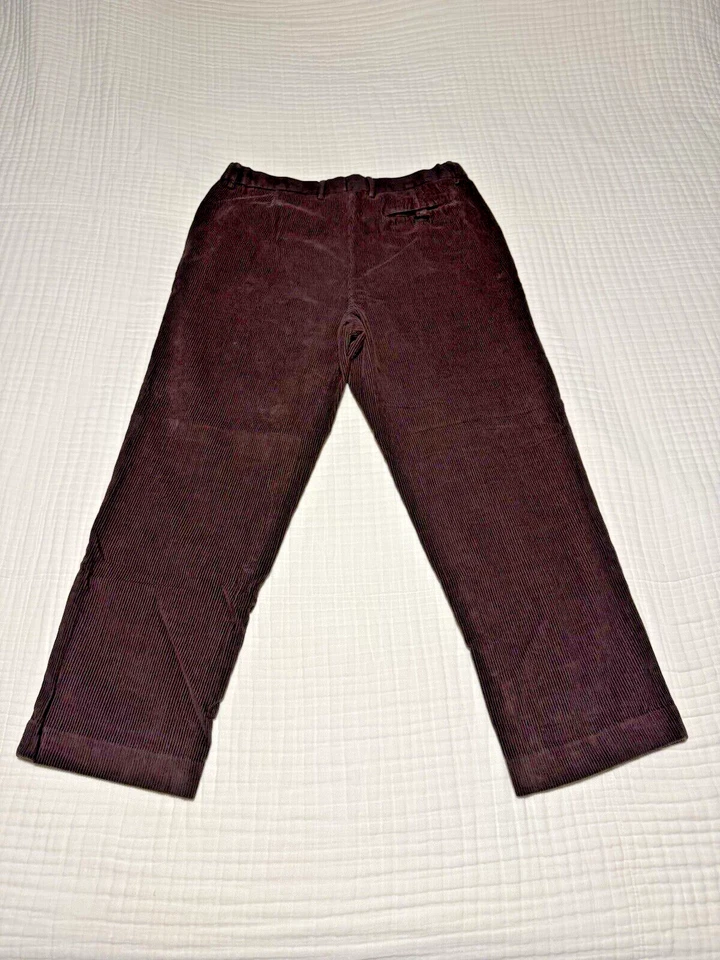 Calças masculinas de veludo de algodão Chums Pegasus escondidas extra elásticas 38x31 excelente - Imagem 3 de 4