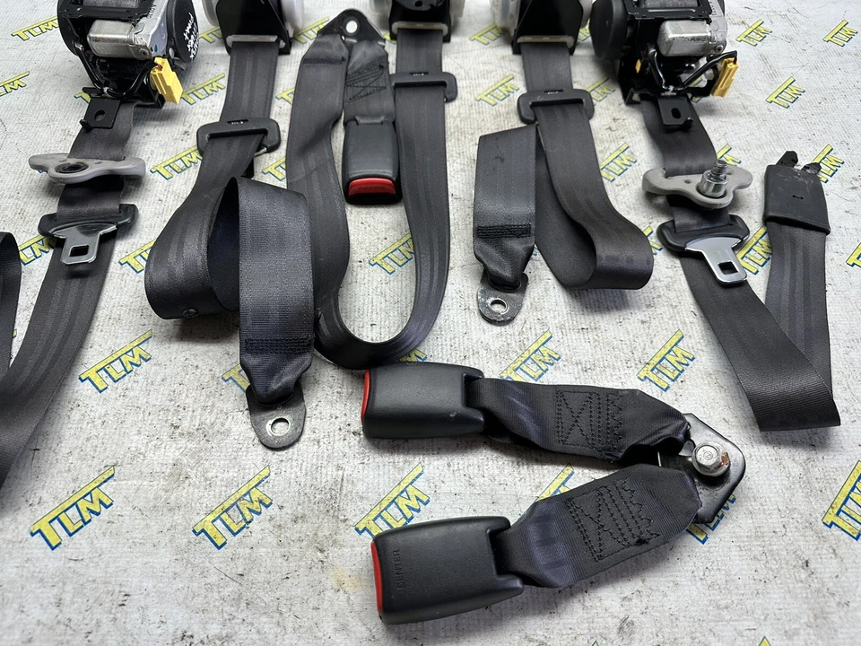 Conjunto de cinto de segurança 06-08 Acura TSX PRETO DIANTEIRO TRASEIRO ESQUERDO DIREITO 2006 2007 2008 07 FABRICANTE DE EQUIPAMENTO ORIGINAL - Imagem 4 de 4