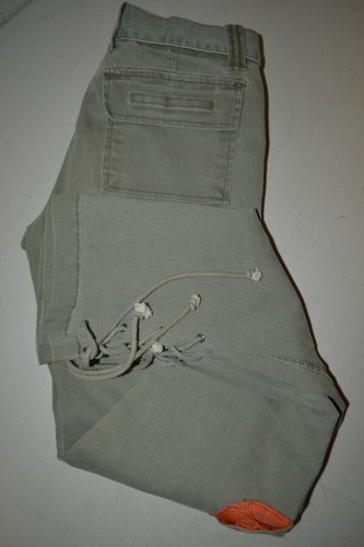 Jeans donna Vigoss stile mimetico 6 tasche oliva taglia 3/4