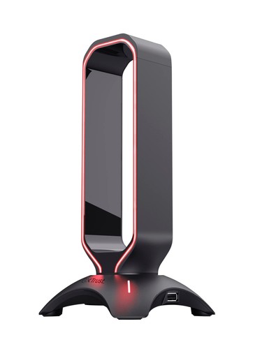 GXT 265 Cintar RGB Headset Halterung Kopfhörer Ständer 2 USB-Anschlüsse Passe... - Bild 6 von 9