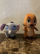 Peluche pequeño de 7 pulgadas y timón funko en muy buen estado Disney Lion Guard Moto Elephant