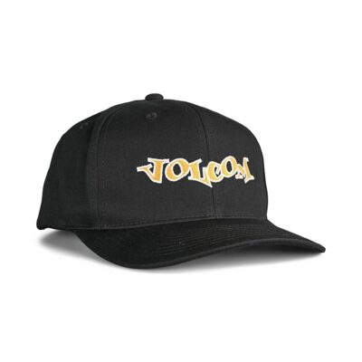 Volcom Demo Snapback Kappe - Ausgespült Schwarz