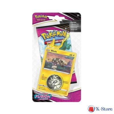 Pokemon Sword & Shield 8.0 - Fusion Strike - Checklane Blister Blitzle (Englisch