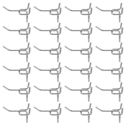 50 PCS Pegboard Organizer Wire Panel Pegboard Hook Supermarket Pegboard Hook