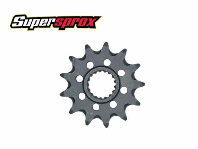 Supersprox Steel Front Sprocket – 14 Tooth, Grooved, For Suzuki DR350 (1990-1999)