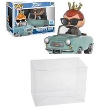 Plastic Pop Protector fits Freddy Funko Rides Box 0.50mm Thick Acid-Free Plastic