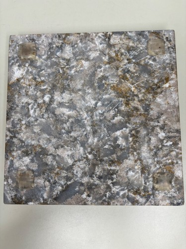 CUTTING BOARD large 8"x8" Granite Natural Charcuterie Stone Trivet HEAVY - Picture 4 of 5