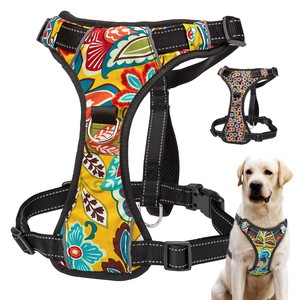 reflektierend hundegeschirr gepolstert trainingsgeschirr fur grosse hunde pitbull ebay