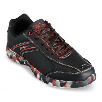 KR Strikeforce Flyer Lite Red Camo Men's Bowling Shoes - Image 1 of 4