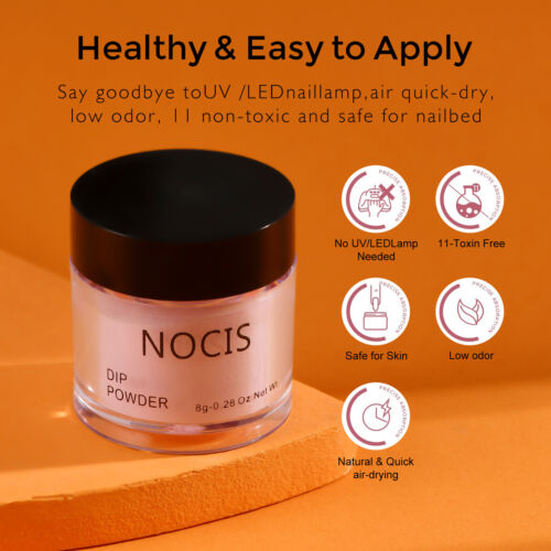 NOCIS 4 Colors Nail Dipping Set Nail Art Starter Kit Dip C5I8 - Picture 5 of 11