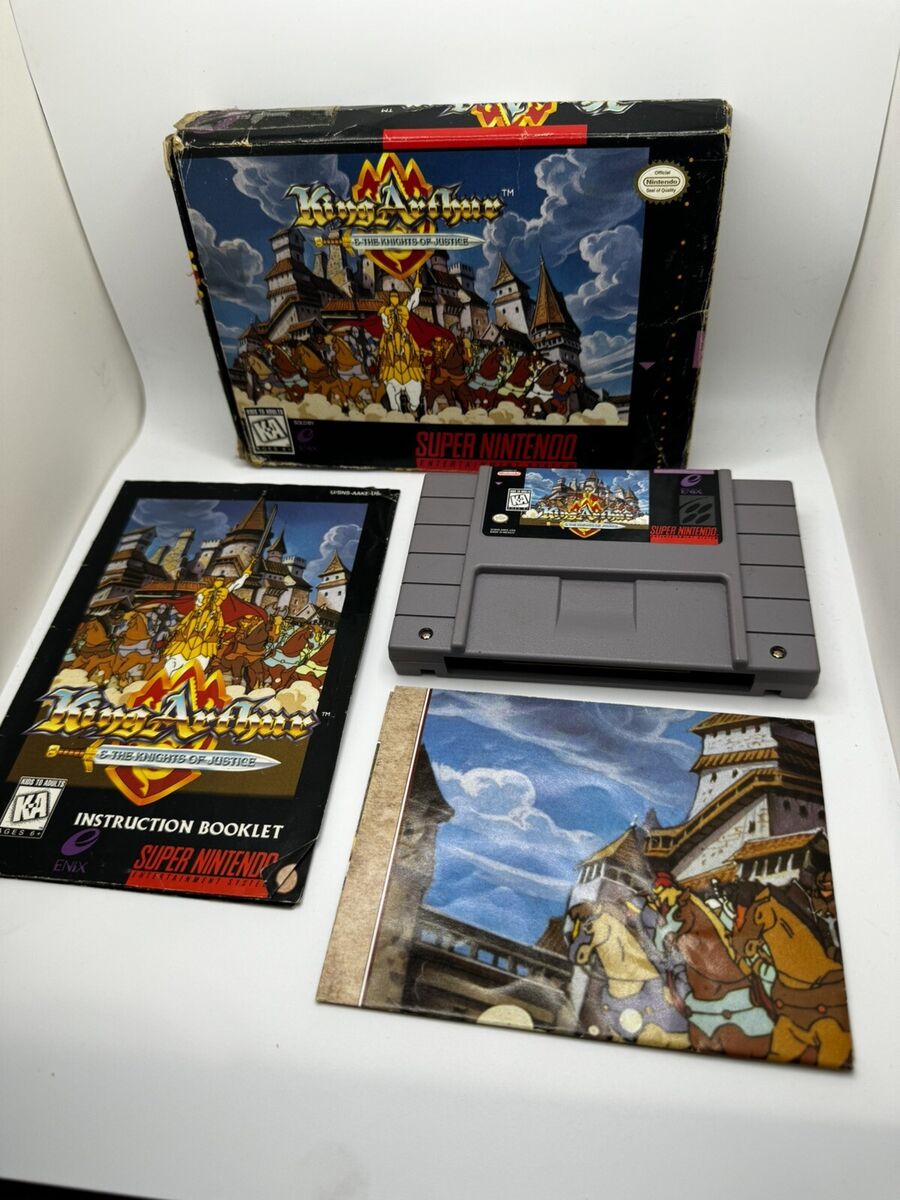King Arthur & The Knights of Justice (Super Nintendo SNES King Arthur & The Knights of Justice (Super Nintendo SNES