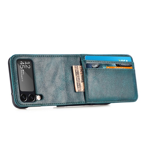 Etui Portefeuille Carte Cuir pour Samsung Galaxy Z Flip 4/3 Antichoc Housse Téléphone - Photo 20 sur 44