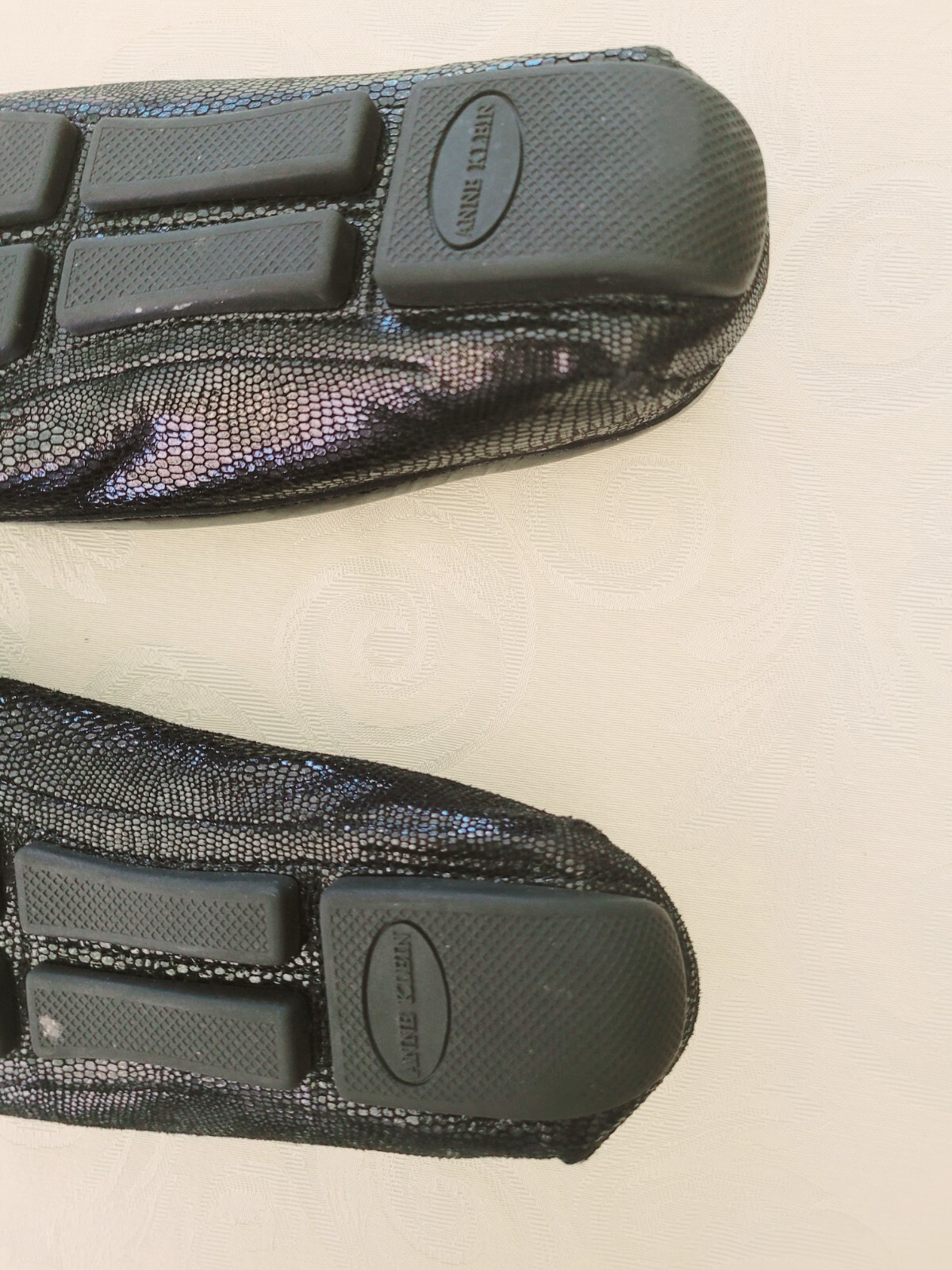 PANTOFOLA D’ORO Anne Klein Ciabatta Yaile Nera in pelle (taglia 7)