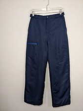 Swiss Tech Youth Kids XL 14-16 Ski Snow Pants Dark Blue Durable Fabric