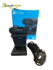 JLab Go Pop USB HD Webcam 1080p/30 FPS 2.1 Megapixels With Privacy Shutter Black