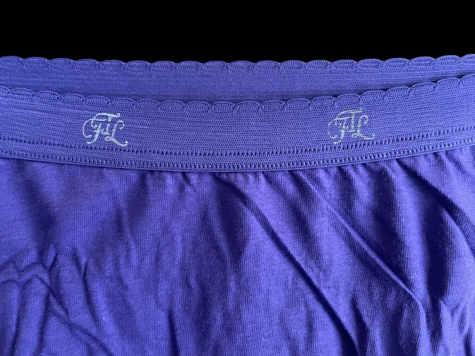 Bragas cortas vintage Fruit Of The Loom 100 % algodón talla 8 Sissy cintura alta NUEVAS Foto 4 de 4