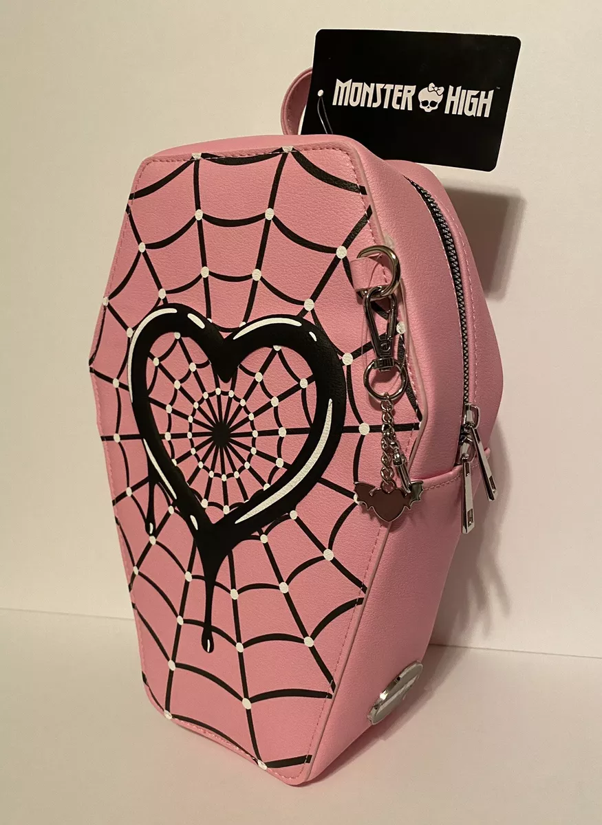 MONSTER HIGH DRACULAURA PINK COFFIN MINI BACKPACK HOT TOPIC