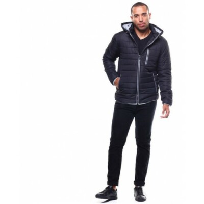 SPIRE Men'sPeak Bubble Bomber Jacket w Contrast Trim SP 1613    XXL