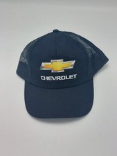 Vintage Chevrolet Mesh Trucker Snapback Black Hat