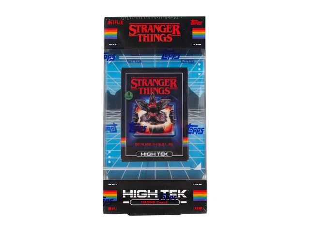 2024 Topps High Tek Stranger Things Hobby Box RIPPED LIVE ONLY