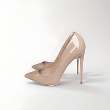 Stiletto BOMBAS Tacón Alto Bajo Vamp Kate Punta Zapato de Corte 6-12cm Tacón Tallas Grandes