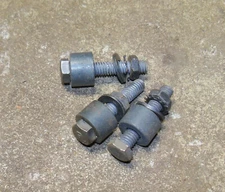 Craftsman 113 Table Saw Front Rail Mounting Nuts Bolts Hardware Spacers, 3 Sets