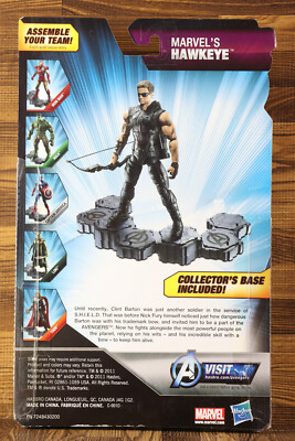 2011 MARVEL The Avengers Movie Series Hawkeye With Base Walmart