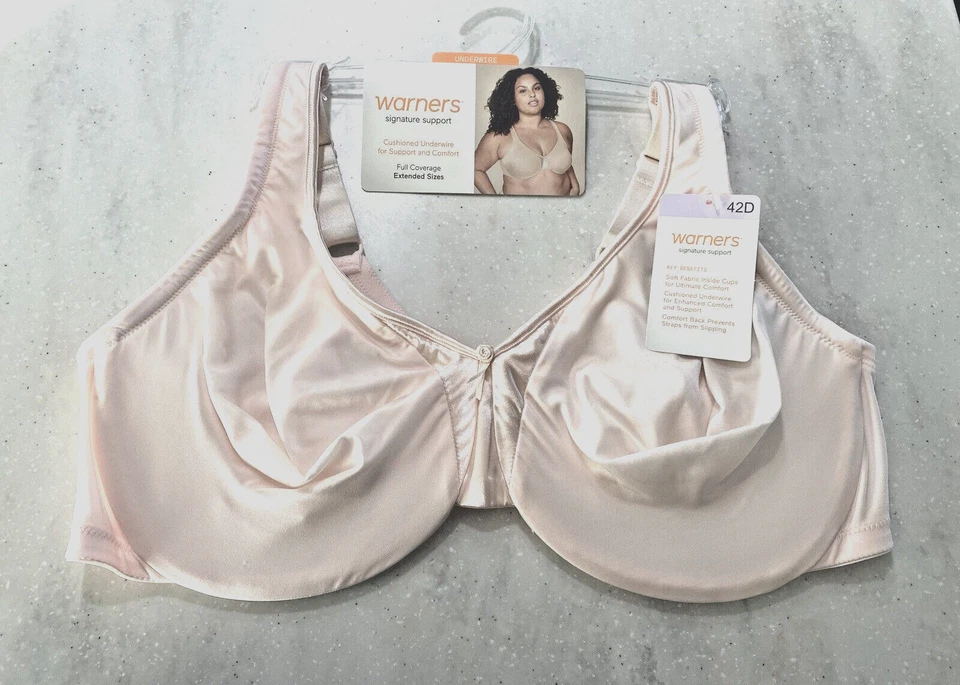 Warners SIGNATURE SUPPORT BRA cushioned underwire stretch 35002A BRAND NEW - Image 3 of 4