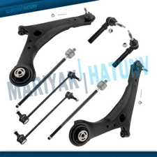 8PCS Lower Control Arm Sway Bar Tierod Set For 2008-2016 Chrysler Town & Country