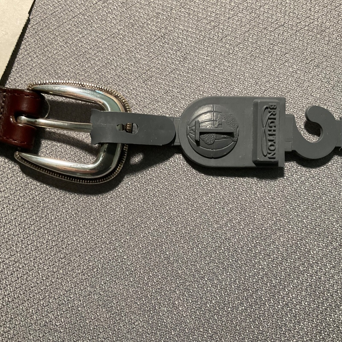 BRIGHTON KNOTTINGHAM BRAIDED LEATHER BELT WITH O-RING CLOSURE 36” Calf Woven O-Ring Belt - The Armoury main image 4
