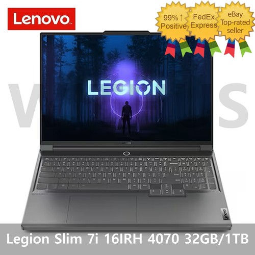 Lenovo Legion Slim 7i 16IRH i9 4070 Plus 16" 13th-i9 32GB/1TB Gaming Laptop - 第 1/10 張圖片