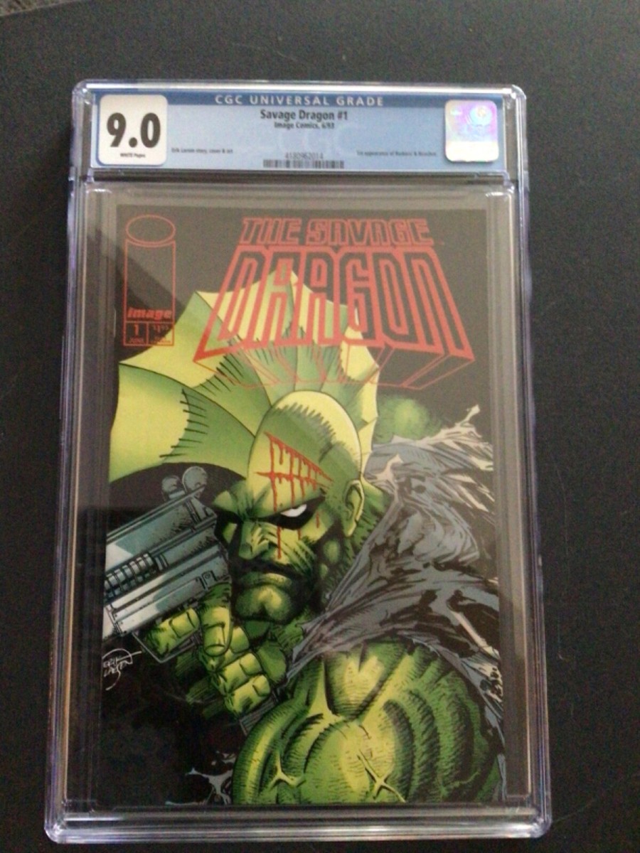 Image comics The Savage Dragon #1 6/93 CGC graded 9.0 EricLarson