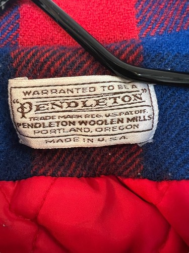 Pendleton Wool Jacket Kids Colorful Checkered Size Medium ? Thinsulate 80s 90s - Picture 5 of 20