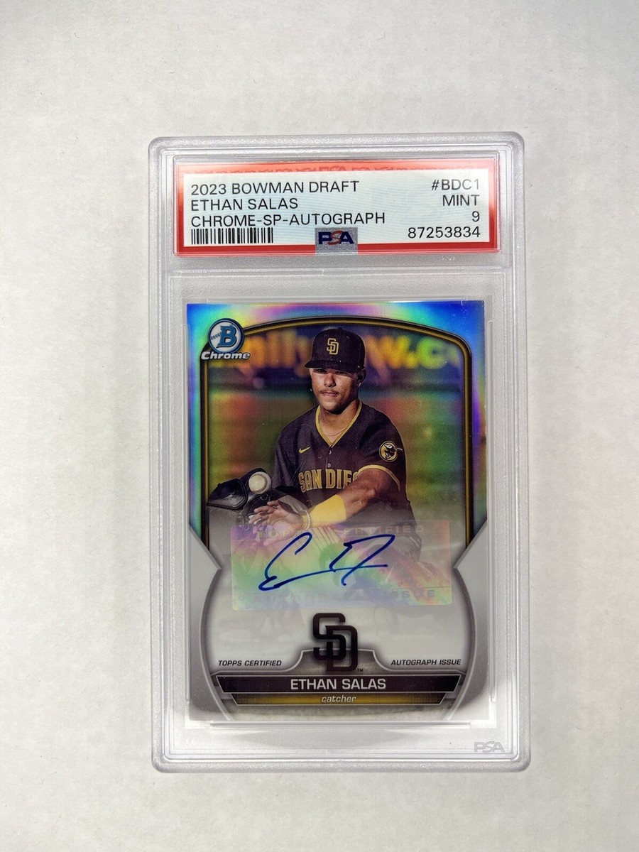 2023 Bowman Draft #BDC-1 - Ethan Salas Chrome SP Image Variation