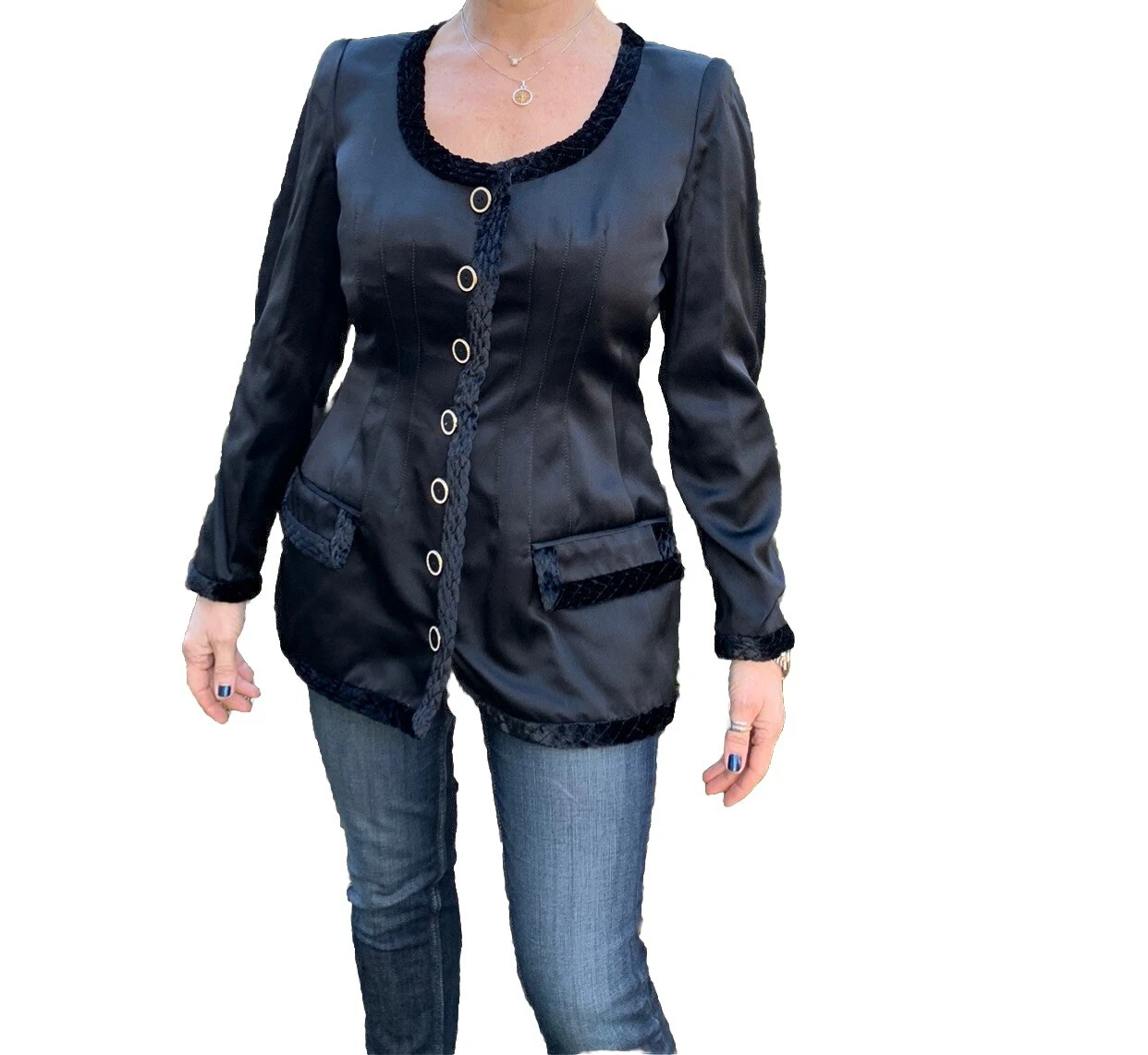 Blazer donna seta Valentino vintage