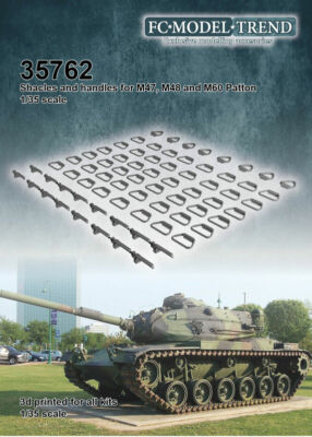 FC Model Trend 1/35 M47, M48 and M60 Patton Shackles and Handles