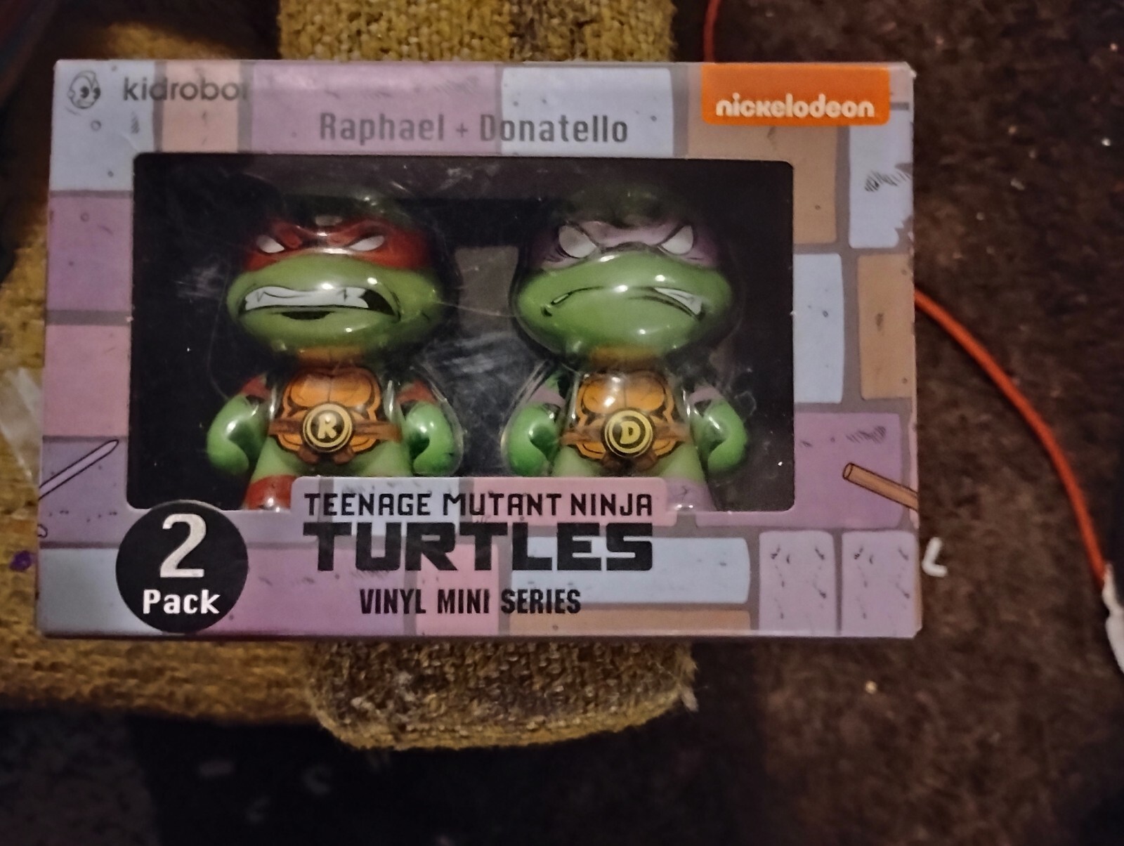 Raphael and Donatello Teenage mutant ninja turtles X kid robot vinyl ...