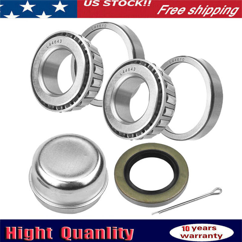 L44643 Seal 1.250'' Trailer Hub Wheel Bearing Kit For 2000 EZ Lube
